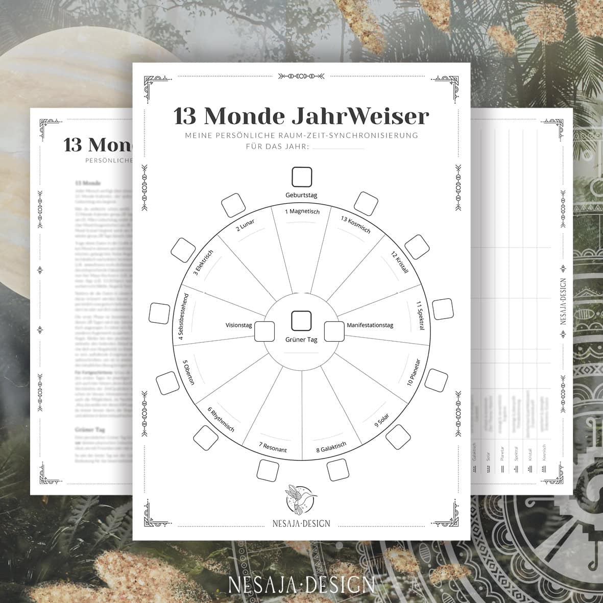 Maya 13 Monde Kalender Dokument