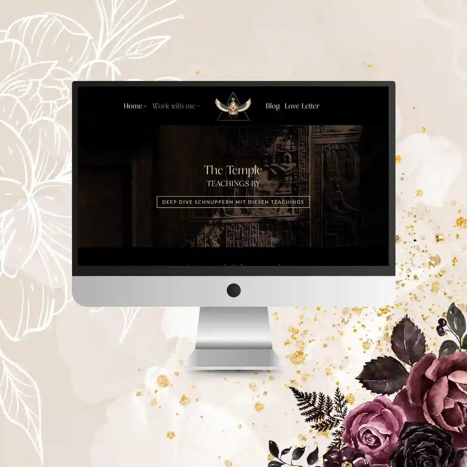 Feminine Mystics Webdesign