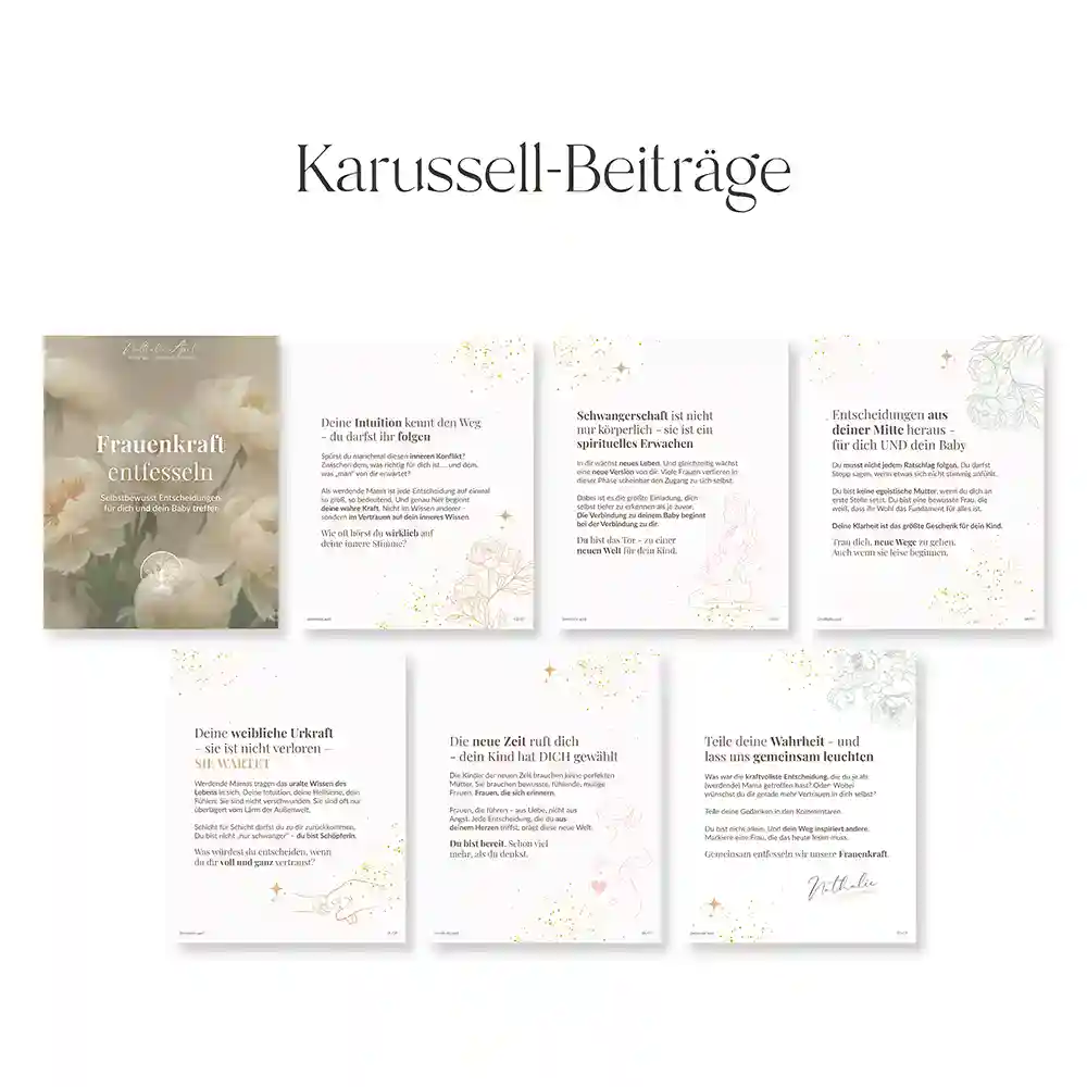 Instagram Vorlage – Karussell Beitrag